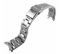 Remplacement Bracelet Acier Inoxydable 22mm compatible avec Casio MDV106-1AV, Variante MTP-VD01 et Collection Complète MDV-106