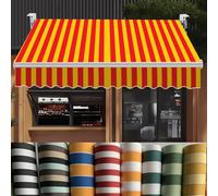 Remplacement commercial pour les stores de terrasse pour les cadres d'auvent de 8,2' 10' 11,5' 13' 15' 16,4', auvent extérieur universel en vinyle résistant aux intempéries robuste pour le marché des