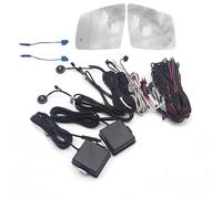 Remplacement Compatible Avec Benz Pour Classe ML W166 2010-2015 Rétroviseur Latéral Avec Lentille En Verre Et Système De Détection D'angle Mort OEM : A1668100419