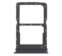 Remplacement compatible avec Huawei Honor X8 4G TFY-LX1/X30i Chariot plateau logement support adaptateur fente porte carte SIM 1+ compartiment porte carte SIM 2 (Noir)