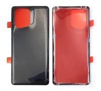 Remplacement compatible avec OPPO FIND X5 PFFM10 CPH2307 Housse de batterie de rechange protection arrière coque arrière rigide verre plastifié + biasesiivo (Noir)