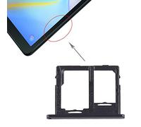 Remplacement compatible avec Samsung Galaxy Tab A 10.5 4G SM-T595 T595 Chariot plateau logement support adaptateur fente porte carte SIM + compartiment mémoire micro SD (Noir)