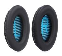 Remplacement Coussinets d’Oreille pour Bose QC25 QC15 QC2 AE2 AE2i AE2w SoundTrue AEII SoundLink AEII par MMOBIEL - Mousse à mémoire - Isolation phonique - Noir/Bleu