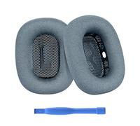Remplacement Coussinets d'oreille pour AirPods Max Casque par MMOBIEL - Memory Foam et Mesh Fabric Coussinet Casque - Coussinets de Rechange - Bleu