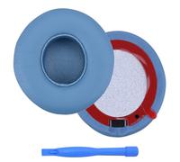 Remplacement Coussinets d'oreille pour Beats Solo 4 Wireless Casque par MMOBIEL - Memory Foam et Protein PU Coussinet Casque - Coussinets de Rechange - Bleu
