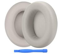 Remplacement Coussinets d'oreille pour Beats Studio Pro Wireless Noise Cancelling Casque par MMOBIEL - Memory Foam et Protein PU Coussinet Casque - Coussinets de Rechange - Gris