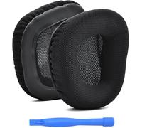 Remplacement Coussinets d'oreille pour Corsair Void Elite Wireless/Pro/SE/Surround/Elite/Void, Wired & Wireless RGB Gaming Casque Coussinet Casque - Coussinets de Rechange - Noir