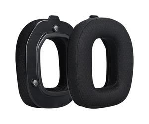 Remplacement Coussinets d'oreille pour Logitech G Astro A50 Gen 4 Casque par MMOBIEL - Mesh Fabric Coussinet Casque - Coussinets de Rechange - Noir