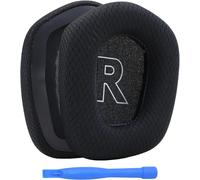 Remplacement Coussinets d'oreille pour Logitech G733 / G335 Lightspeed Wireless Gaming Casque Mesh Fabric Coussinet Casque - Coussinets de Rechange - Noir