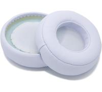 Remplacement Coussinets d'oreille pour Monster Beats by Dr. Dre Pro Detox Casque Memory Foam et Protein PU Coussinets Casque de Rechange - Blanc