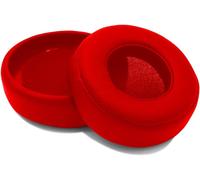 Remplacement Coussinets d'oreille pour Monster Beats by Dr. Dre Pro Detox Casque - Memory Foam et Protein PU Coussinets Casque de Rechange - Rouge