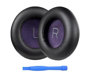 Remplacement Coussinets d'oreille pour Plantronics BackBeat Pro 1 Casque par MMOBIEL - Protein PU Coussinet Casque - Coussinets de Rechange - Noir