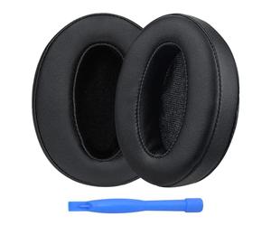 Remplacement Coussinets d'oreille pour Sennheiser HD 4.50BT, HD 4.50, HD 4.50BTNC, HD 4.50SE, HD 4.40BT, HD 4.30G, HD 4.20S, HD 458BT, HD 450, HD 450BT, HD 400S, HD 350BT Casque par MMOBIEL - Noir