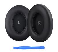 Remplacement Coussinets d'oreille pour Sennheiser Momentum 4 Wireless Over-Ear Casque par MMOBIEL - Memory Foam et Protein PU Coussinet Casque - Coussinets de Rechange - Noir