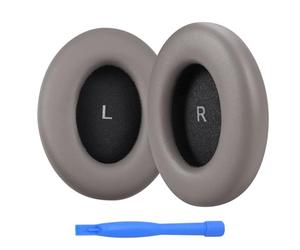 Remplacement Coussinets d'oreille pour Sennheiser Momentum 4 Wireless Over-Ear Casque par MMOBIEL - Memory Foam et Protein PU Coussinet Casque - Coussinets de Rechange - Marron