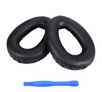 Remplacement Coussinets d'oreille pour Sennheiser PXC480/PXC550/PXC 550-II/MB660 UC/MB 660 MC Casque par MMOBIEL - Memory Foam et Protein PU Coussinet Casque - Coussinets de Rechange - Noir