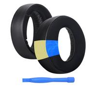 Remplacement Coussinets d'oreille pour Sony Playstation 5 3D Pulse Wireless PS5 Casque par MMOBIEL - Gel Réfrigérant Coussinet - Coussinets de Rechange - Noir