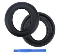 Remplacement Coussinets d'oreille pour Sony Playstation 5 Pulse Elite Wireless Casque PS5 par MMOBIEL - Memory Foam et Protein PU Coussinet Casque - Coussinets de Rechange - Noir
