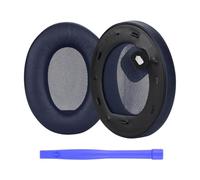 Remplacement Coussinets d'oreille pour Sony WH-1000XM4 Noise Cancelling Casque par MMOBIEL - Memory Foam et Protein PU Casque - Noise Isolation Coussinets de Rechange - Bleu