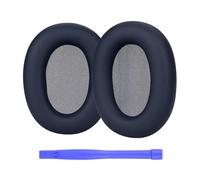 Remplacement Coussinets d'oreille pour Sony WH-1000XM6 Noise Cancelling Casque par MMOBIEL - Memory Foam et Protein PU Coussinet Casque - Coussinets de Rechange - Bleu