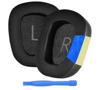 Remplacement Coussinets Oreille pour Logitech G935/G933 Casque par MMOBIEL - Gel Réfrigérant Coussinet G230, G231, G233, G332, G35, G430, G431, G432, G433, G533, G633, G633S, G635, G930, G933S - Noir