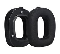 Remplacement Coussinets pour Logitech G Astro A50 Gen 4/Gen 5 & Astro A50X | Coussinets d'Oreille - Casque - Mesh Fabric Coussinet Casque - Coussinets de Rechange - Noir - Par MMOBIEL
