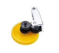 Remplacement d’engrenage d’extrudeuse en acier trempé revêtu de DLC, compatible avec P1P, engrenage en POM à denture oblique avec poignée en alliage d’aluminium pour l’im (Nouvelle mise à niveau)