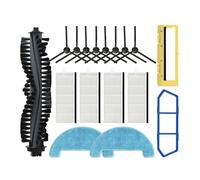 Remplacement d'accessoire de tissu de vadrouille de filtre de brosse latérale principale, compatible avec ILife A40 A4S, compatible avec Polaris PVCR 0826 0726W, compatible avec Amibot Spirit ICE, com