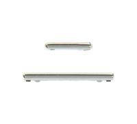 Remplacement de 2 Touches latérales du Bouton de Volume Marche/Arrêt Compatible avec Samsung Galaxy Note 20 Ultra 6,9 Pouces Argent