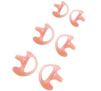 Remplacement de 2 voies radio Earmold Rose, oreillettes Ltsstoreuk Open Ear Insert Gel Bouchons d'oreille Compatible pour Motorola kenwood Midland Two Way radio Bobine acoustique Air Tube casque