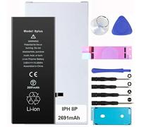 Remplacement de Batterie pour iphone. Le kit de Batterie pour iPhone Comprend Un Autocollant étanche, des Autocollants de Batterie, des Outils magnétiques. (iPhone 8 Plus)