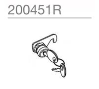 Shad Bombin de rechange 200451r pour coffre ATV 80 Argent
