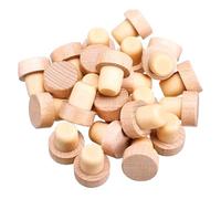 Remplacement de bouchons de bouteilles de vin, Bouchons de bouteille vin en forme T, 20 pièces, bois et caoutchouc réutilisables