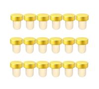Remplacement de bouchons de bouteilles de vin, Paquet de 20 bouchons bouteille vin multicolores en forme T(Gold)