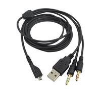 Remplacement de Câble Audio de Casque D'éCouteur pour 5 7 Pro 3 en 1 Câble Accessoires D'éCouteur