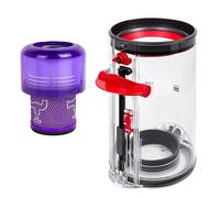 Remplacement de cartouche, Compatible for Dyson, accessoires d'aspirateur V11 V15 SV14, bac à poussière avec filtre, pièce de rechange, seau à poussière(Black 1pcs)