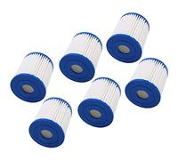 Remplacement de Cartouche de Filtre de Pompe à Eau en Polyester, Ensemble Facile à Nettoyer pour L'entretien de la Piscine, Pompe à Eau 6 Pièces pour Piscines, Piscines, Spas 3,5 X 1,2 X 3,9