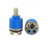 Remplacement de cartouche de robinet 40mm, cartouche à disque en céramique, valve de robinet à poignée unique pour robinets de douche lavabo cuisine, valve de robinet en céramique