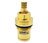 Remplacement de cartouche de robinet, Cartouches à disque en céramique de remplacement for robinet quart tour, presse-étoupe 1/2" 22 cannelures(Red+blue)