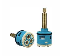 Remplacement de cartouche de robinet de douche 33 mm, cartouche à disque céramique 37 mm 3/4/5 voies pour robinet de douche à poignée unique ou double poignée, valve de robinet (NN-33MM-96MM)