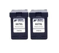 Remplacement de Cartouche d'encre 667XL 3YM81AL 3YM80AL for d-eskJet Advantage 1275 2374 2375 2376(2BK)