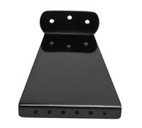 Remplacement de chevalet cintré pour guitare à 6 cordes, résonateur de chevalet en métal pour guitare électrique, construction métallique durable pour guitares jazz une