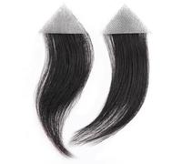 Remplacement De Cheveux Humains Naturels Pour La Zone Locale,Patchs De Perruque Invisibles Pour Le Front Favoris Franges SystèMes D'Extension De Cheveux(triangle,4x4x3)