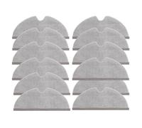 Remplacement De Chiffons De Vadrouille, Compatibles For Roborock, Q5 Pro Q5 Pro + Q8 Max Q8 Max + Accessoires D'aspirateur Tampons De Vadrouille Lavables Pièces De Rechange(12 pcs)