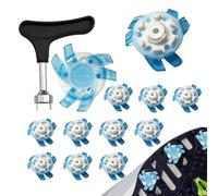 Remplacement de crampons de golf - 12 boulons antidérapants, outils de préhension rapide | Inserts de chaussures de sport pour chaussures de sport, performance sur terrain