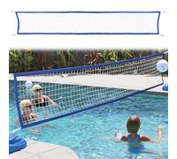 Remplacement De Filet De Volley-Ball De Piscine Haute Performance De 3 X 15 Pieds pour Piscines Creusées, Jardin, Jeux d'eau, Extérieur (Bleu)