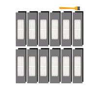 Remplacement De Filtre HEPA D'aspirateur 12 Pièces, Compatible Avec Deebot, Compatible Avec OZMO 920/950/T5/T8/T9/N7/N8/N10/DX55/DX93, Accessoire De Nettoyage Domestique