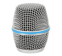 Remplacement de Gril de Maille de Tête de Boule de Microphone d'acier Inoxydable avec Le Filtre Intérieur de Mousse pour Le Micro Beta87A