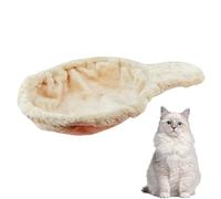 Remplacement de hamac de Chat à 17 Pouces diamètre à Forme cuillère Folie Douce Lavable l'épreuve des Rayures Easy Install Beige