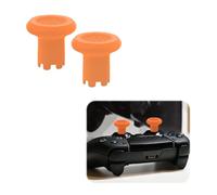 Remplacement de joystick amélioré compatible avec PS5, rallonges de joystick analogique texturées pour jeux, compatible avec DualSense Edge (orange)
